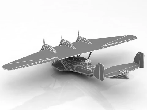 Дорнье До 24 3D Модель