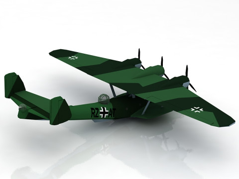 Dornier Do 24 3D Modell