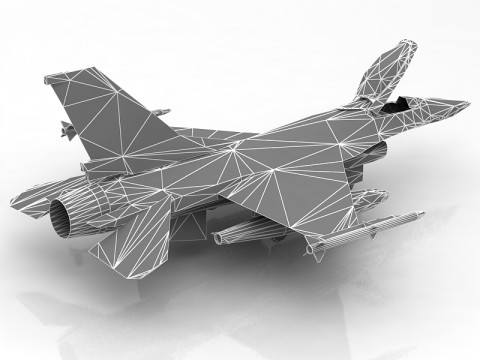 F-16 Modello 3D