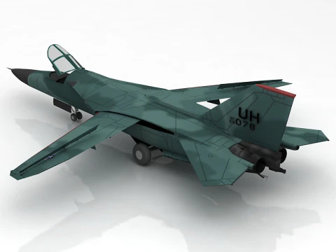 General Dynamics F-111 Aardvark 3D Model
