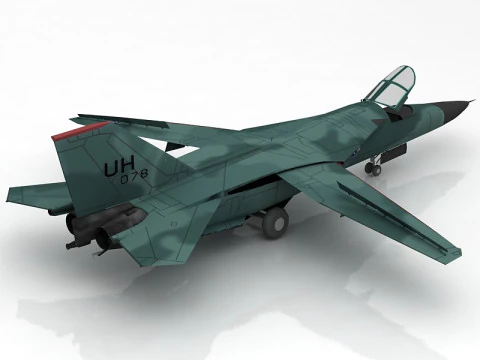 General Dynamics F-111 Aardvark 3D Model