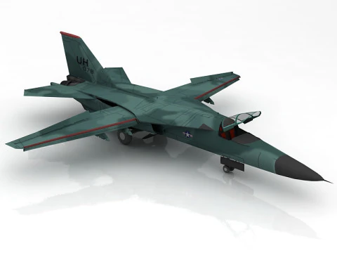 General Dynamics F-111 Aardvark 3D Model
