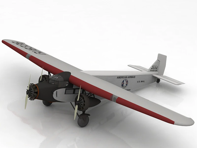 FA5 E Tigger II Fighter Aircraft 3D Model .c4d .max .obj .3ds .fbx .stl .blend