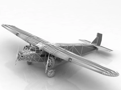 FA5 E Tigger II Fighter Aircraft 3D Model