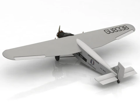 FA5 E Tigger II Fighter Aircraft 3D Model