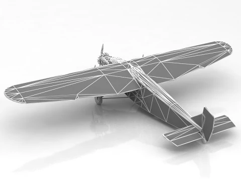 FA5 E Tigger II Fighter Aircraft 3D Model