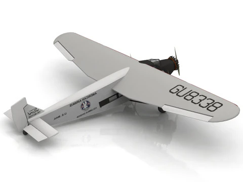 FA5 E Tigger II Fighter Aircraft 3D Model