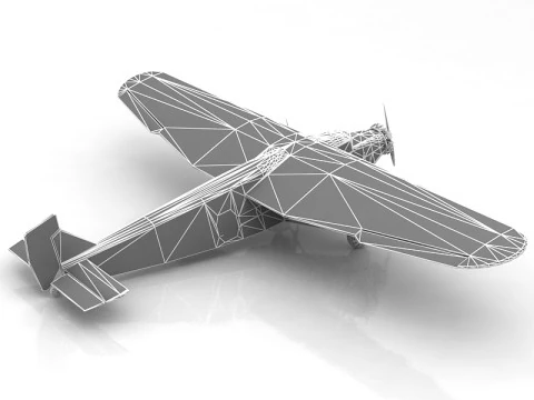 FA5 E Tigger II Fighter Aircraft 3D Model