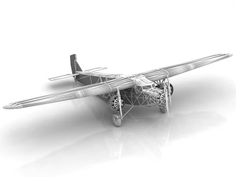 FA5 E Tigger II Fighter Aircraft 3D Model