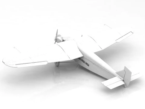 FA5 E Tigger II Fighter Aircraft 3D Model