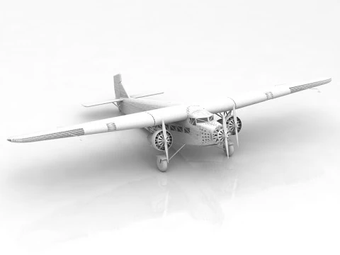 FA5 E Tigger II Fighter Aircraft 3D Model