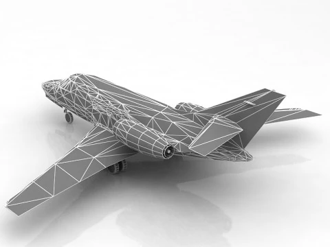 Dassault Falcon 10100 Private 3D Model