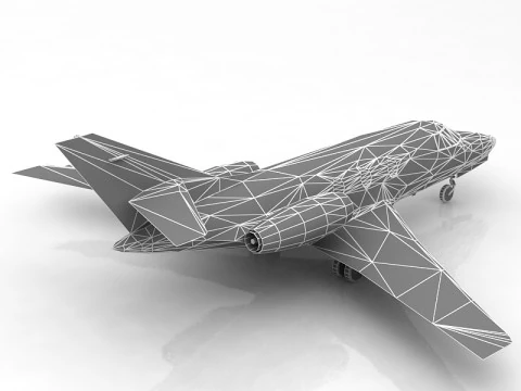 Dassault Falcon 10100 Private 3D Model