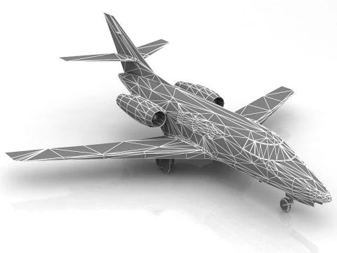 Dassault Falcon 10100 Private 3D Model