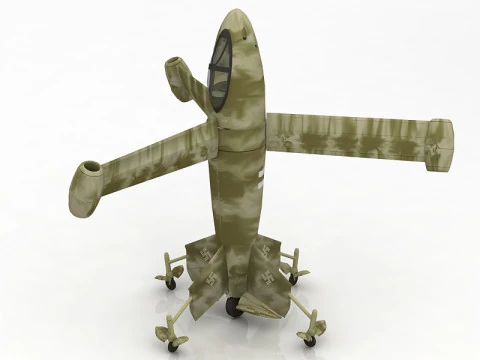 Focke Wulf Triebfl&uuml;gel 3D Model