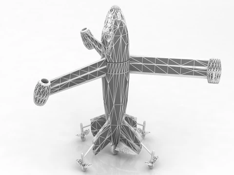 Focke Wulf Triebflugel 3D Model