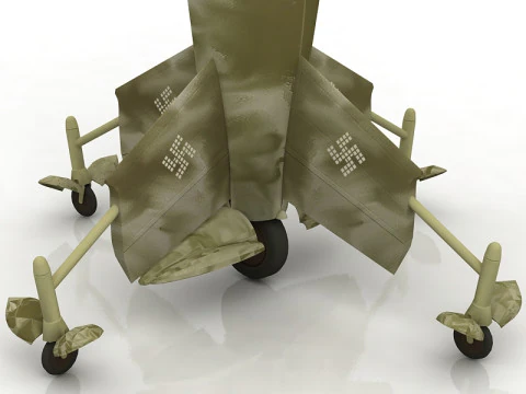 Focke Wulf Triebflugel 3D Model