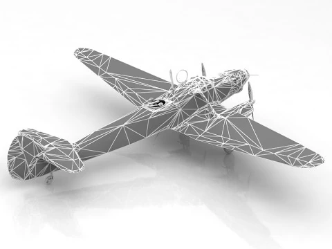 Focke-Wulf Fw 58 Weihe 3D Model