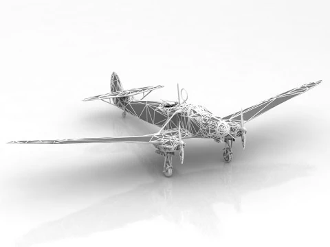 Focke-Wulf Fw 58 Weihe 3D Model