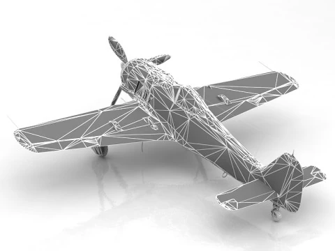 Focke Wulf Fw 190 Avi&atilde;o de Ca&ccedil;a Alem&atilde;o da Segunda Guerra Mundial Modelo 3D