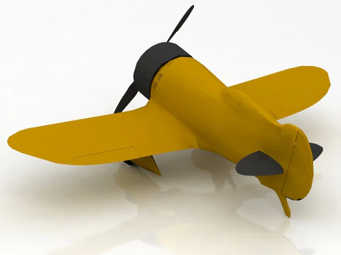GeeBee Z Airplane 3D Model