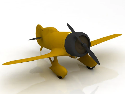 GeeBee Z Airplane 3D Model