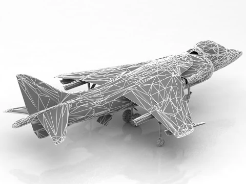 Harrier AV-8B 3D Model
