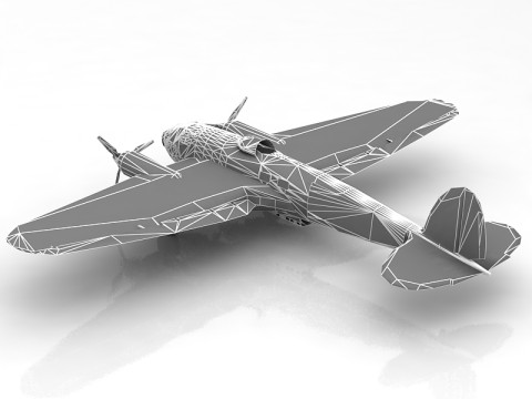 Heinkel HE 111 3D Model