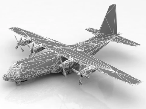 RAAF CC-130J Super Hercules 3D Model
