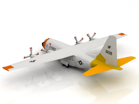 RAAF CC-130J Super Hercules 3D Model