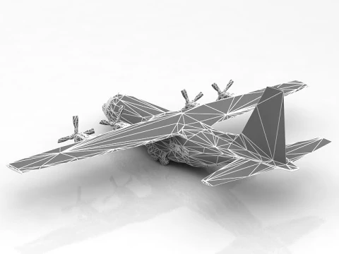 RAAF CC-130J Super Hercules 3D Model