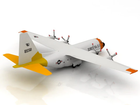 RAAF CC-130J Super Hercules 3D Model