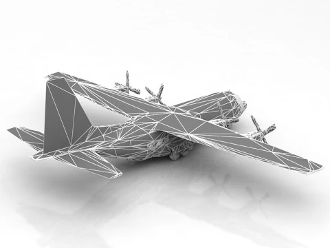 RAAF CC-130J Super Hercules 3D Model
