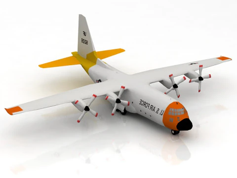 RAAF CC-130J Super Hercules 3D Model