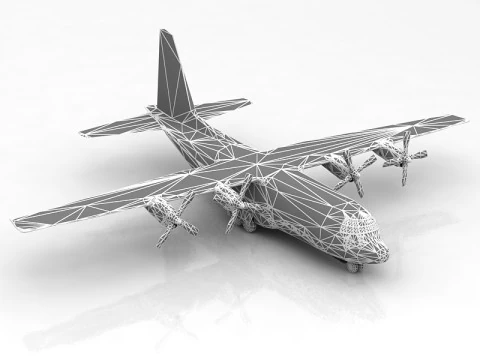 RAAF CC-130J Super Hercules 3D Model