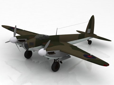 De Havilland DH98 Mosquito FB MK VI 3D Model
