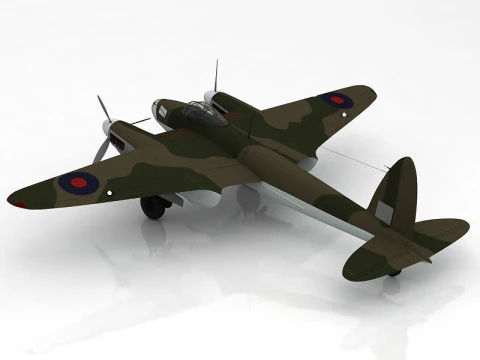 De Havilland DH98 Mosquito FB MK VI 3D Model
