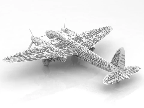 De Havilland DH98 Mosquito FB MK VI 3D Model