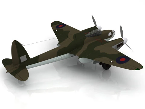 De Havilland DH98 Mosquito FB MK VI 3D Model