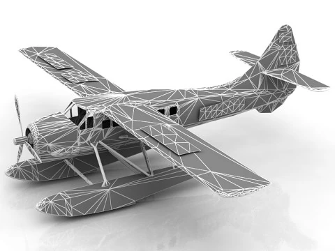 Havilland Canada DHC-3 Otter Aircraft 3D Model