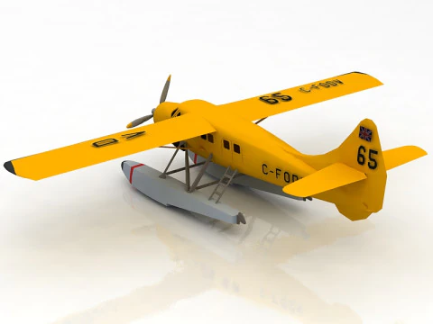 Havilland Canada DHC-3 Otter Aircraft 3D Model