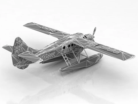 Havilland Canada DHC-3 Otter Aircraft 3D Model