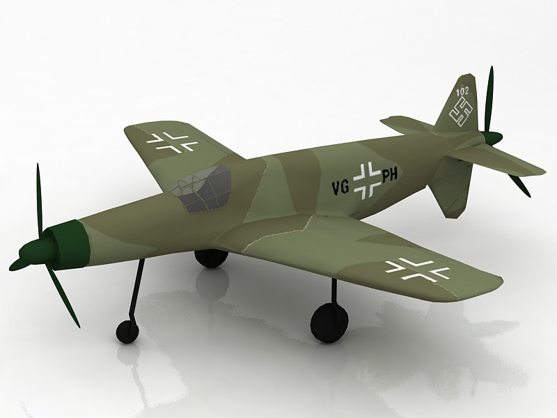 Dornier Do 335 Pfeil aereo Modello 3D .c4d .max .obj .3ds .fbx .stl .blend