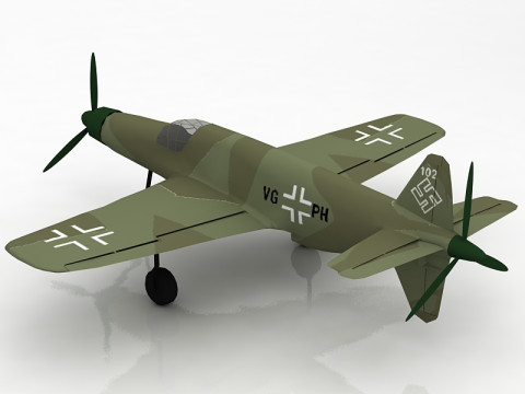 Dornier Do 335 Pfeil aereo Modello 3D