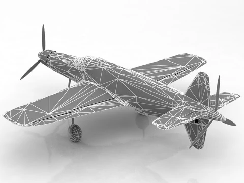 Dornier Do 335 Pfeil Aircraft 3D Model