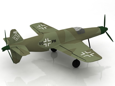 Dornier Do 335 Pfeil aereo Modello 3D