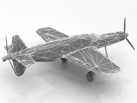 Dornier Do 335 Pfeil Aircraft 3D Model