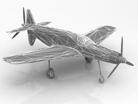 Dornier Do 335 Pfeil aereo Modello 3D