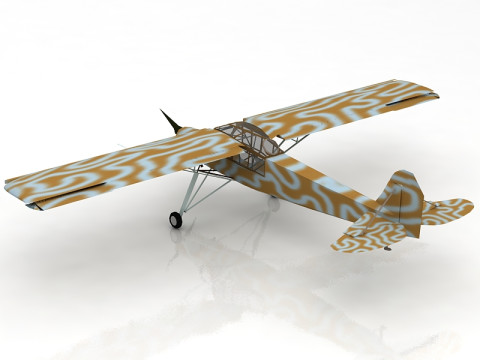 Fieseler Fi 156 C Storch U&ccedil;ağı 3D Model
