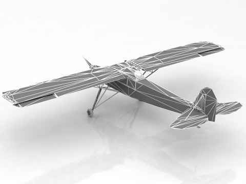 Fieseler Fi 156 C Storch U&ccedil;ağı 3D Model